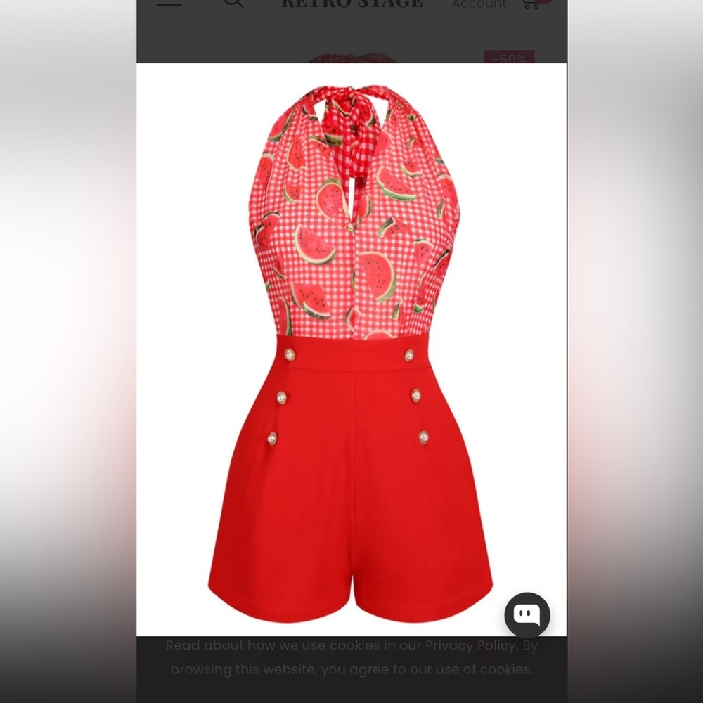 Watermelon romper